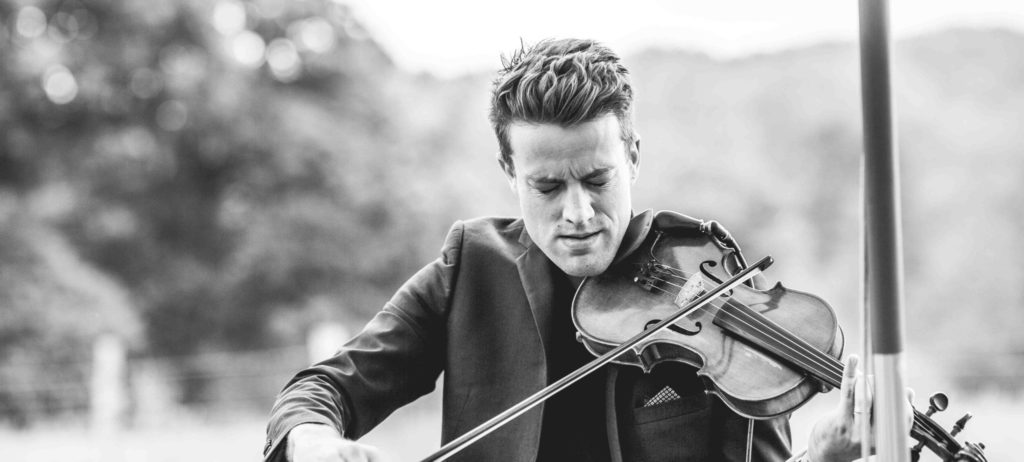 Professional Musician - Violin Fusion plays wedding ceremony music at Wharfedale Grange Leeds